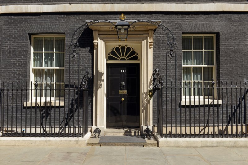 Door of 10 Downing Street