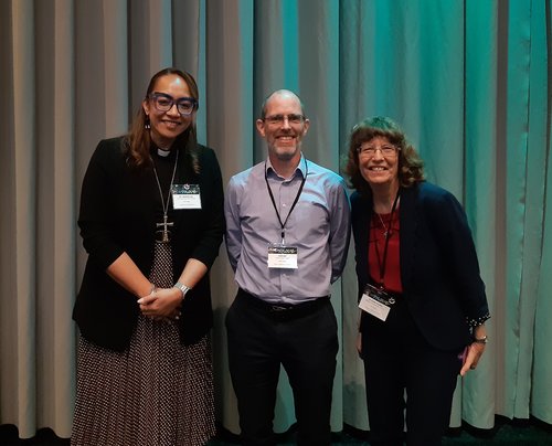 Rev Charissa Suli, Andy Dye and Dr Deidre Palmer