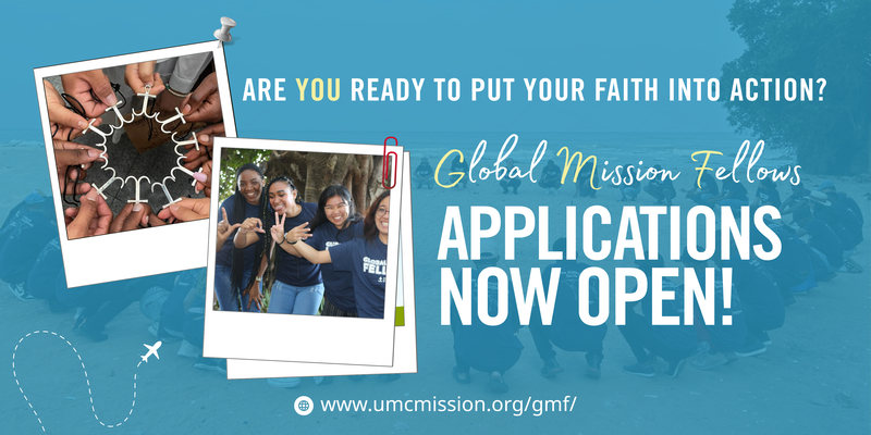 advert for global mission fellows saying applications now open