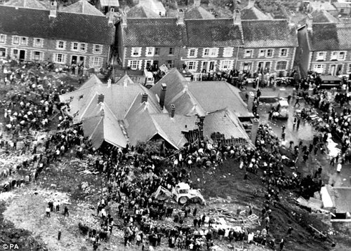 Aberfan disaster - hi-angle view