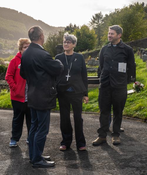The President and Vice-President saw the Aberfan memorial