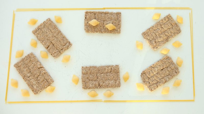 A tray of biscuits