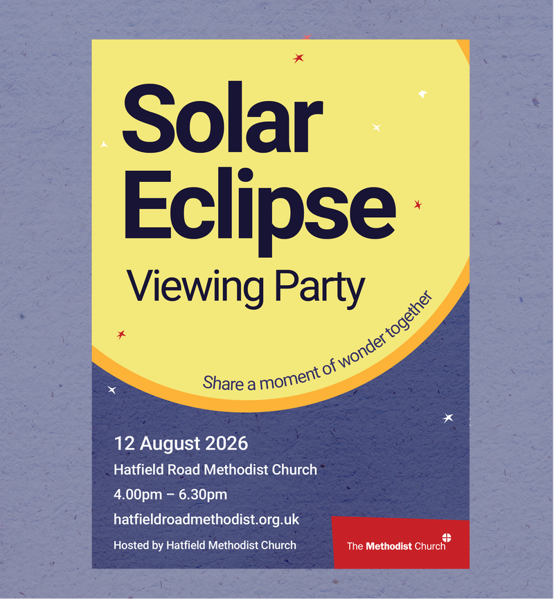 Connexional day of outreach eclipse poster