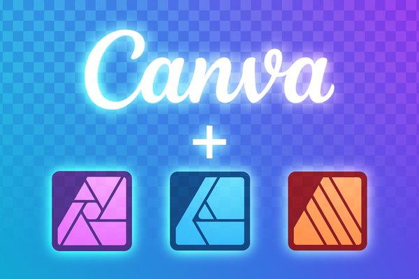 Canva and Affinity Apps