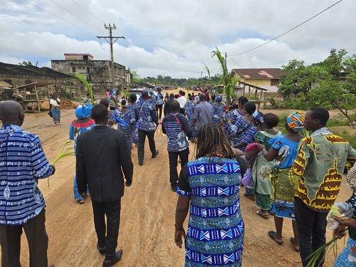 Cote D'Ivoire Church Procession 2
