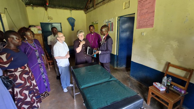 GR-2024 Presidential Visit Helen visiting Ugunja Health Clinic Kenya Delivery Room