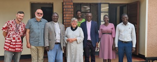 GR-Presidential Visit Helen with Uganda Synod