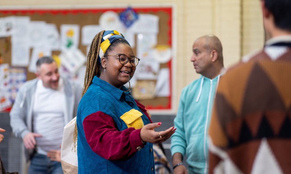 Young adult on placement