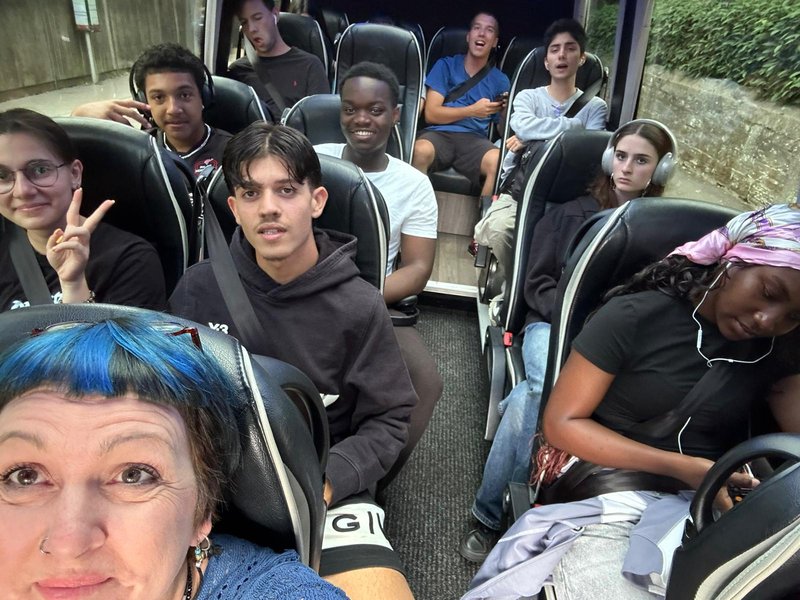 Group on bus
