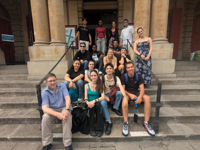 Group outside Hinde St Methodist Church