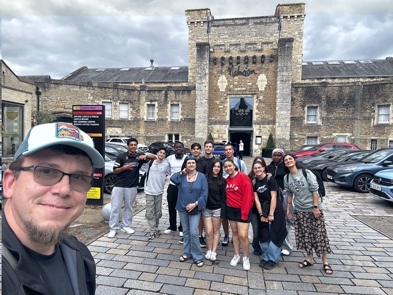A group at young, Italian Methodists at Oxford Castle