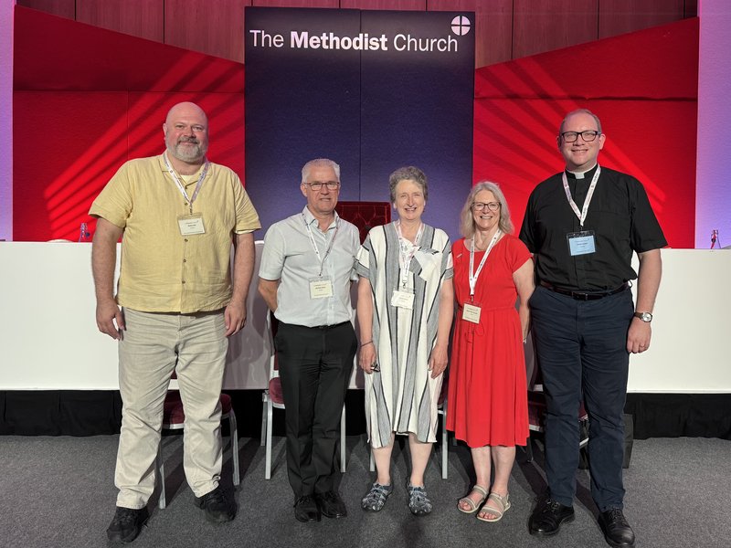Ecumenical Associate Members of the Methodist Conference 2025 with the Connexional Ecumenical Officer