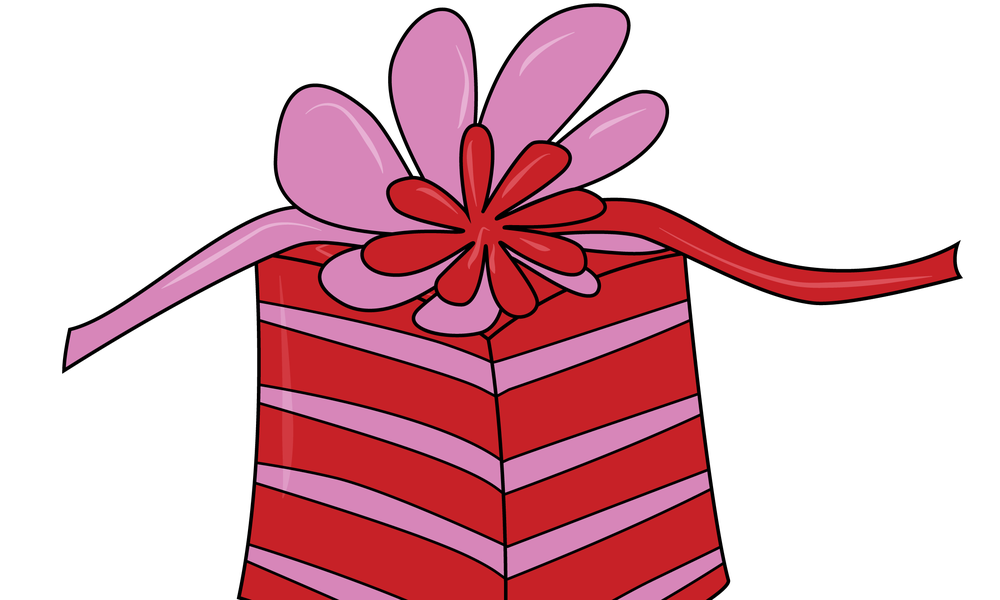 Wrapped present