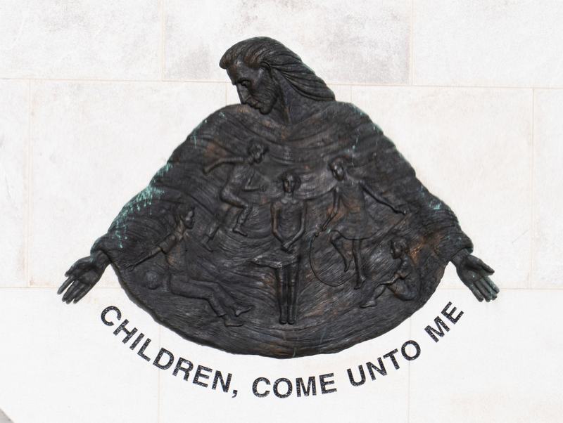 One of the memorials in Aberfan cemetery