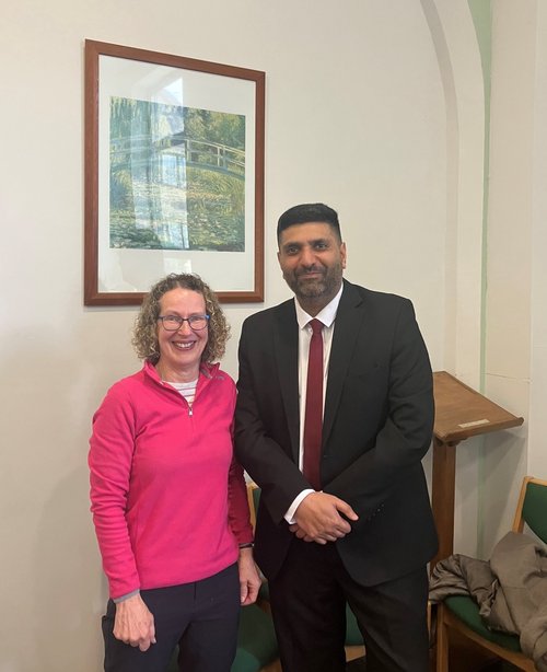 Kathryn Yates and Lord Khan
