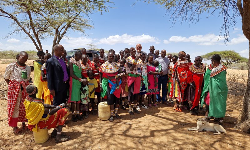 Samburu Methodist Congregation.  Northern Kenya.