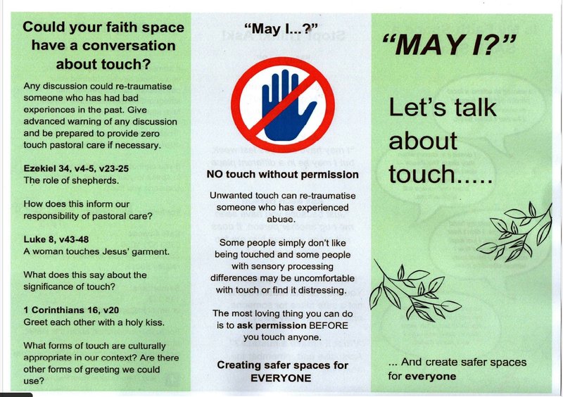 May 1 Leaflet p1 - Let's talk about touch