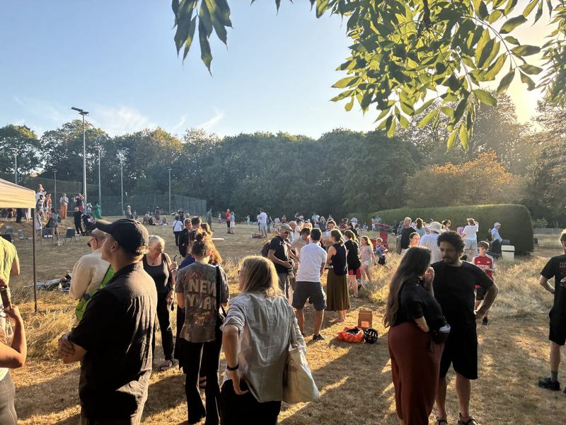 Hundreds attend an eclipse event hosted by Muswell Hill Methodist Church