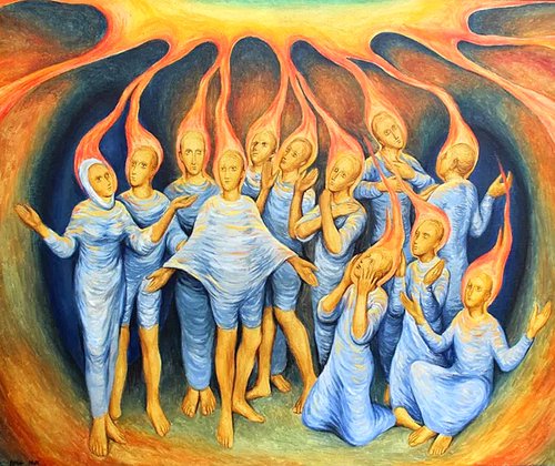 Pentecost Peter Winfried (Canisius) Koenig, www.pwkoenig.co.uk