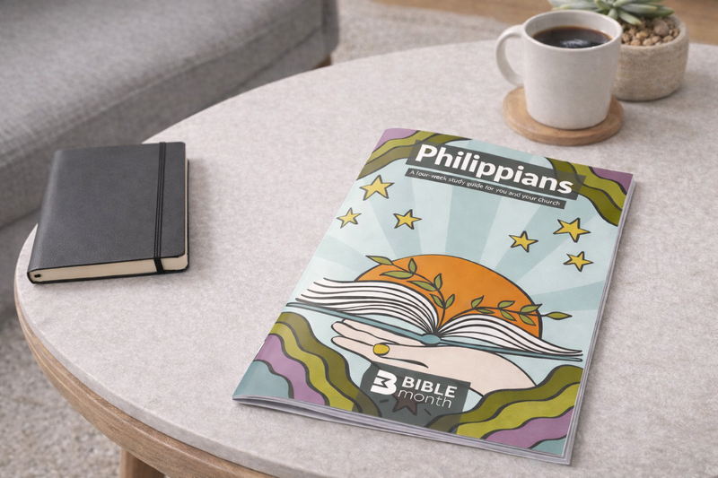 Philippians Magazine on Table