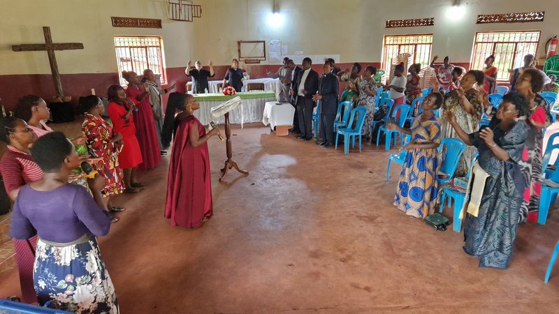 Presidential visit Uganda Women&#x27;s Fellowship 1