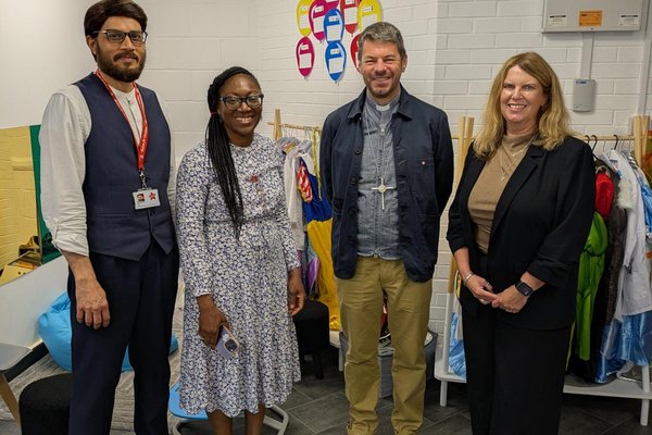 Rev Mark Slaney visit to Action for Children 1