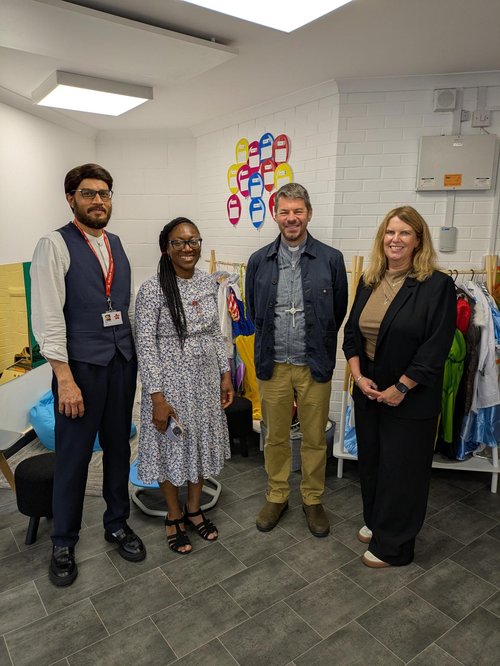 Rev Mark Slaney visit to Action for Children 1