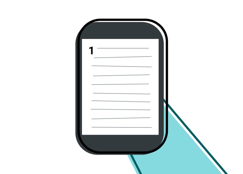 Person holding a phone