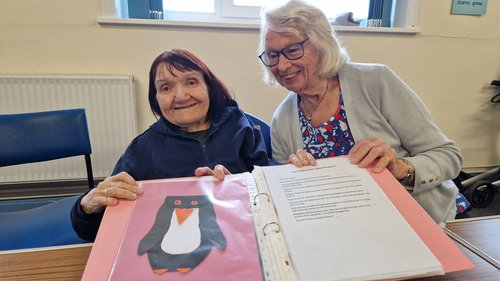 Val with Delores