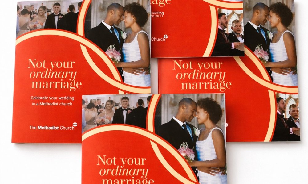 Four copies of the Methodist wedding handbook