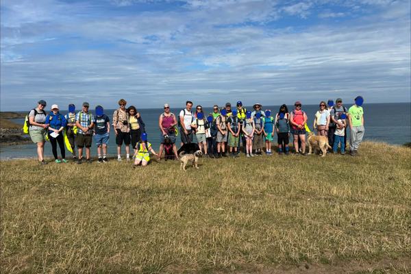 Pilgrims hit the scenic Welsh trail