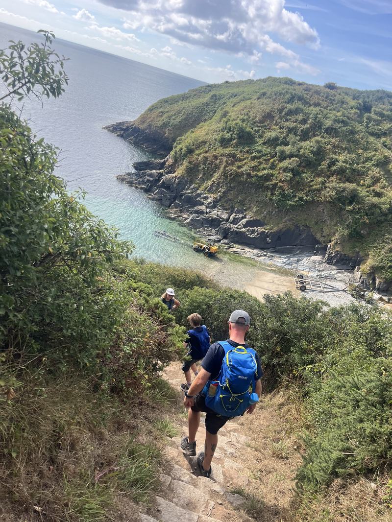 The pilgrims saw stunning scenery