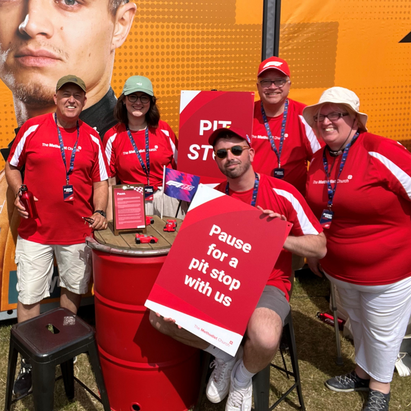 Group at the British Grand Prix