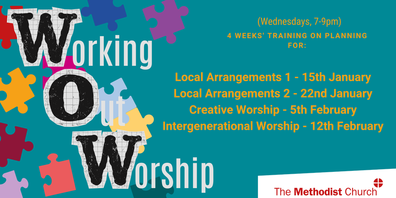 Flyer for Working Out Worship sessions