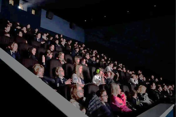 crowd at cinema