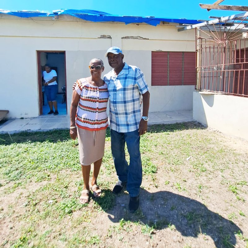Dailey and Babs at Black River Methodist Church