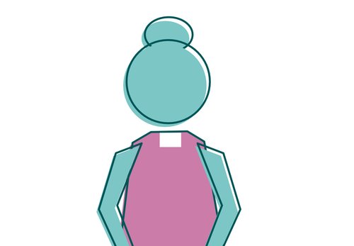 graphic of a figure representing a district chair