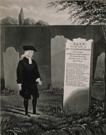 john- susanna wesley grave