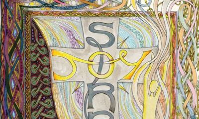 The cover of the Methodist Prayer Handbook 2026/2027 depicting an abstract representation of human sorrow and joy.