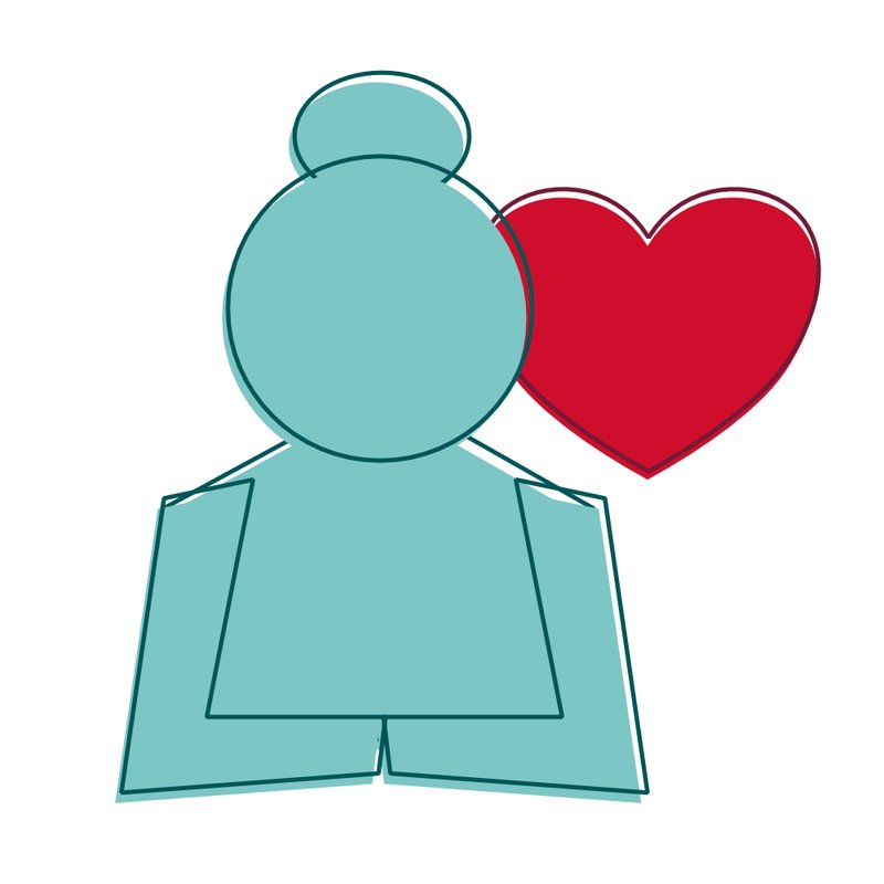 Praying person